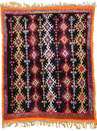 Tapis ancien Marocain Berber fait main, 1P121
