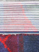 Tapis vintage Suédois Rya fait main, 1P115