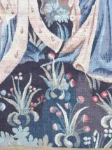Tapis ancien Français Aubusson fait main, 1P116