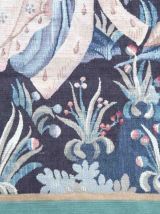 Tapis ancien Français Aubusson fait main, 1P116