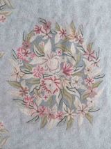 Tapis vintage Indien Broderie fait main, 1P120