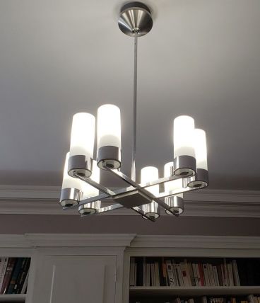 lustre vintage 8 feux