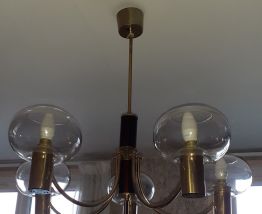 Lustre 5 globes Année 70