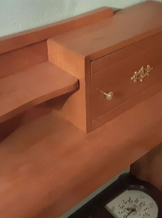 Cosy avec miroir  et tete de lit  en bois année  50 en BE à 