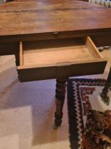 Table demi lune 5 pieds style Louis Philippe