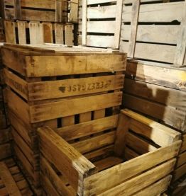 Caisses pommes vintage