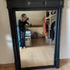 Miroir à trumeau noir 