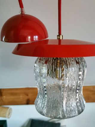Suspension rouge des années 70