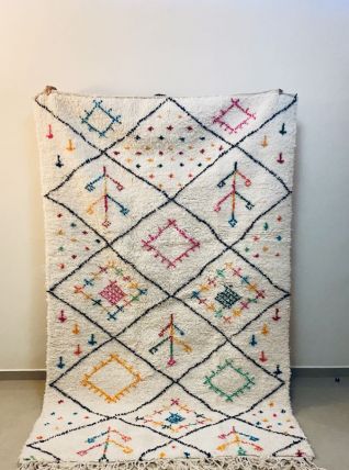 Tapis berbère coloré 