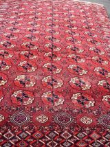 Tapis ancien Turkmène Tekke fait main, 1P128