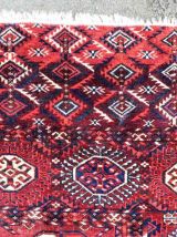 Tapis ancien Turkmène Tekke fait main, 1P128