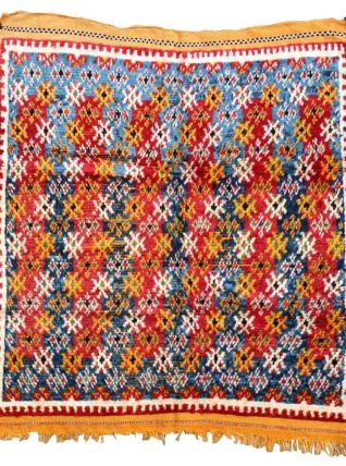 Tapis ancien Marocain Berber fait main, 1P131