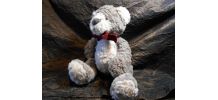 OURS NOUNOURS PELUCHE DOUDOU LOUISE MANSEN MARRON CLAIR 40 C