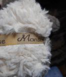 OURS NOUNOURS PELUCHE DOUDOU LOUISE MANSEN MARRON CLAIR 40 C
