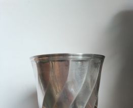 Seau à champagne en métal argenté Christofle 