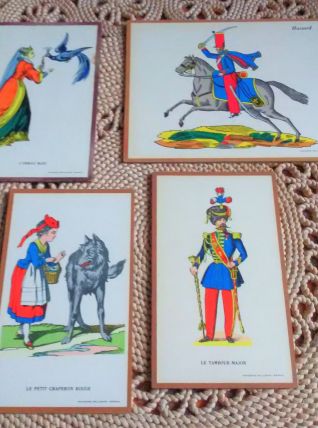 4 images d'Epinal (imagerie Pellerin)