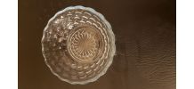 Joli service motif bulles bleu saphir vintage
