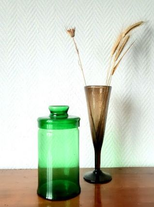 Pot à pharmacie en verre 