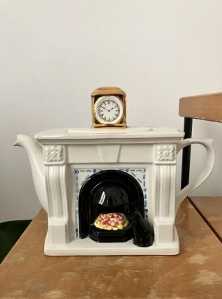 Théière de collection anglaise Cheminée