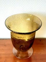 Grand vase en verre bullé Biot 