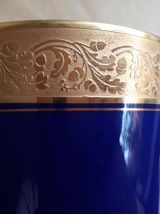 Tasse à chocolat Limoges bleu de four