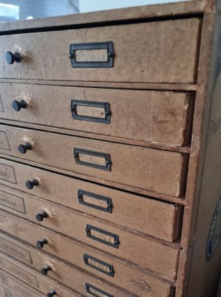 boîte ancienne de mercerie Wallaert et frères (Nord )