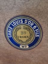 boîte ancienne de mercerie Wallaert et frères (Nord )