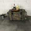 Caisse, coffre militaire ancien