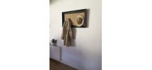 Porte-manteau cannage