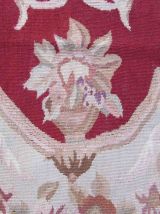 Tapis vintage Français Aubusson fait main, 1Q03
