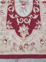 Tapis vintage Français Aubusson fait main, 1Q04