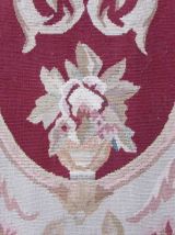 Tapis vintage Français Aubusson fait main, 1Q04