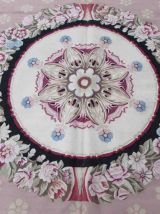 Tapis vintage Français Aubusson fait main, 1Q15