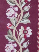 Tapis vintage Français Aubusson fait main, 1Q15