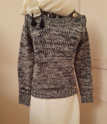 Pull fils dorés 