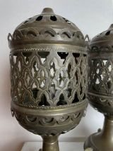 PAIRE DE LAMPES RETRO