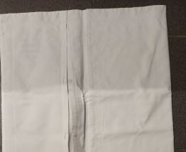 Taies d'oreillers anciennes métis brodée