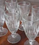 8 coupes à glace ou salade de fruits en verre