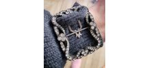 Ancienne boucle de ceinture en argent