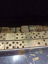 Jeux de domino en bronze