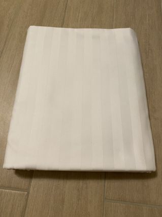 Lot housse de couette rayée 220x240 et 2 taies carrées 65x65
