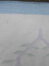 Tapis vintage Indien Dhurri fait main, 1Q17