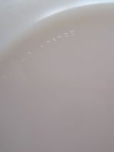 8 assiettes a desserts en Arcopla France  blanche vintage