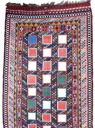 Tapis ancien Persan Gashkai fait main, 1P142