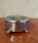 Réveil vintage en inox chromé 
