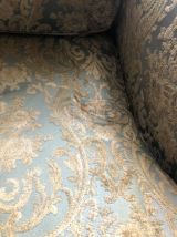 Fauteuils en velours de Gênes et Merisier style régence