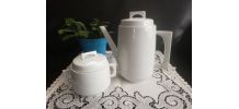 Cafetière, théière et son sucrier Limoges années 60