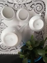 Cafetière, théière et son sucrier Limoges années 60