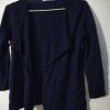 Gilet cardigan veste col perfecto bleu marine femme taille38