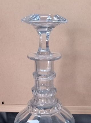 Carafe géorgienne 3 anneaux de col, bouchon champignon, 1820